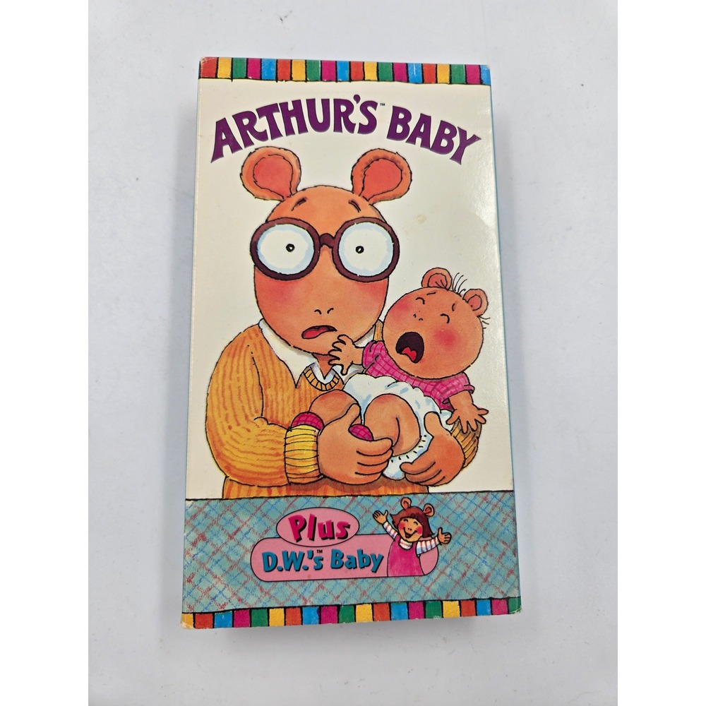 Arthur's Baby Plus D.W.'s Baby VHS Marc Brown Sony Wonder 1997 LV49349 Vintage